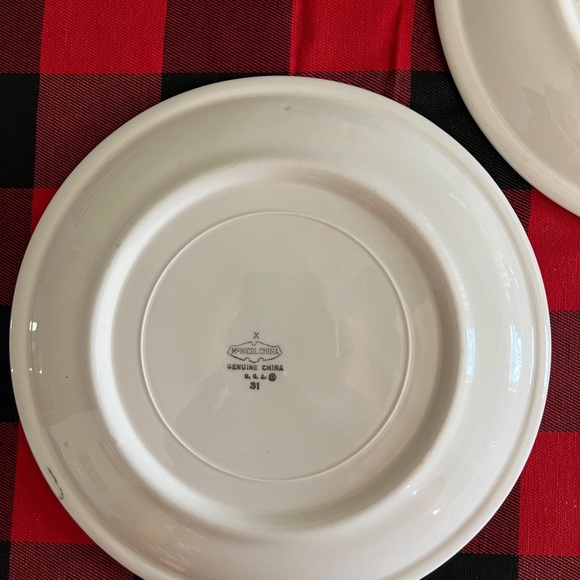 Three vintage McNicol China plates-ranch-steer head-western theme - Picture 6 of 6